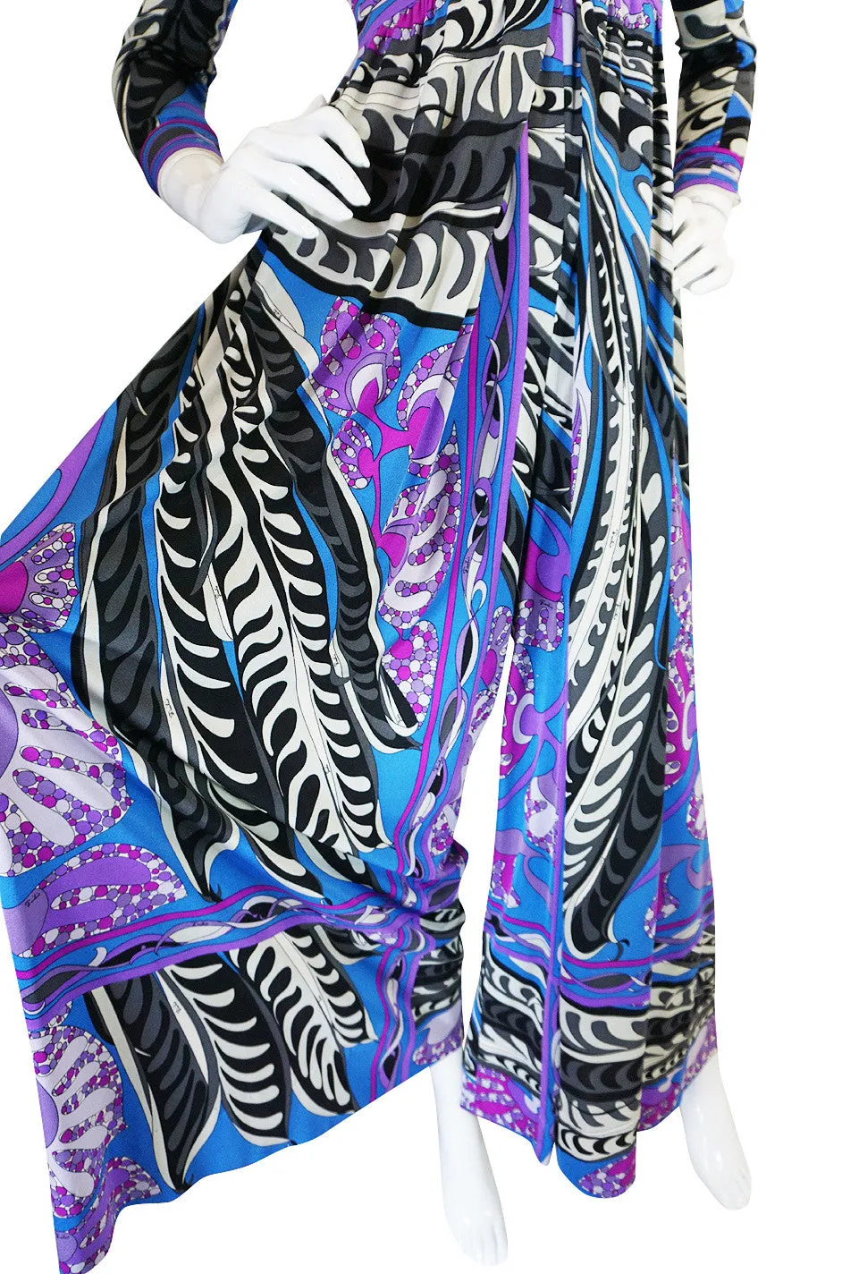 1960s Rare Emilio Pucci Silk Jersey Jumpsuit