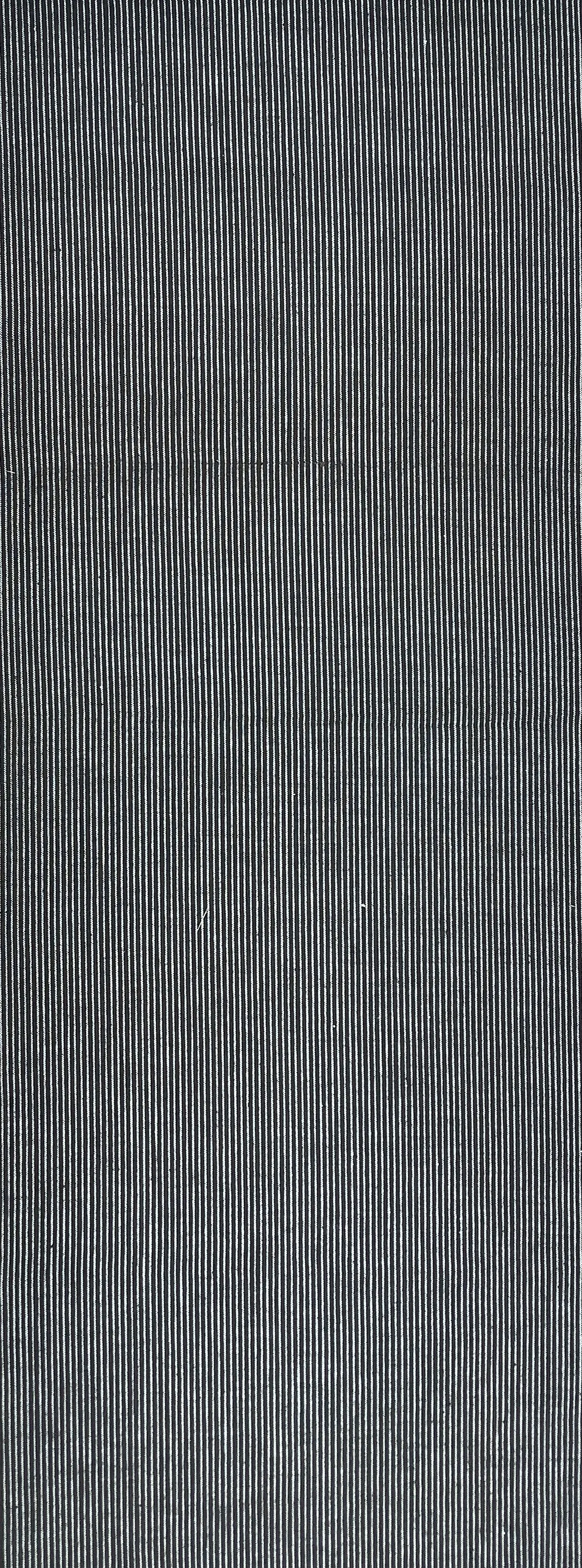 7505:1930s-50s Deadstock Japanese Pinstriped Cotton Fabric, 55in.Pc.