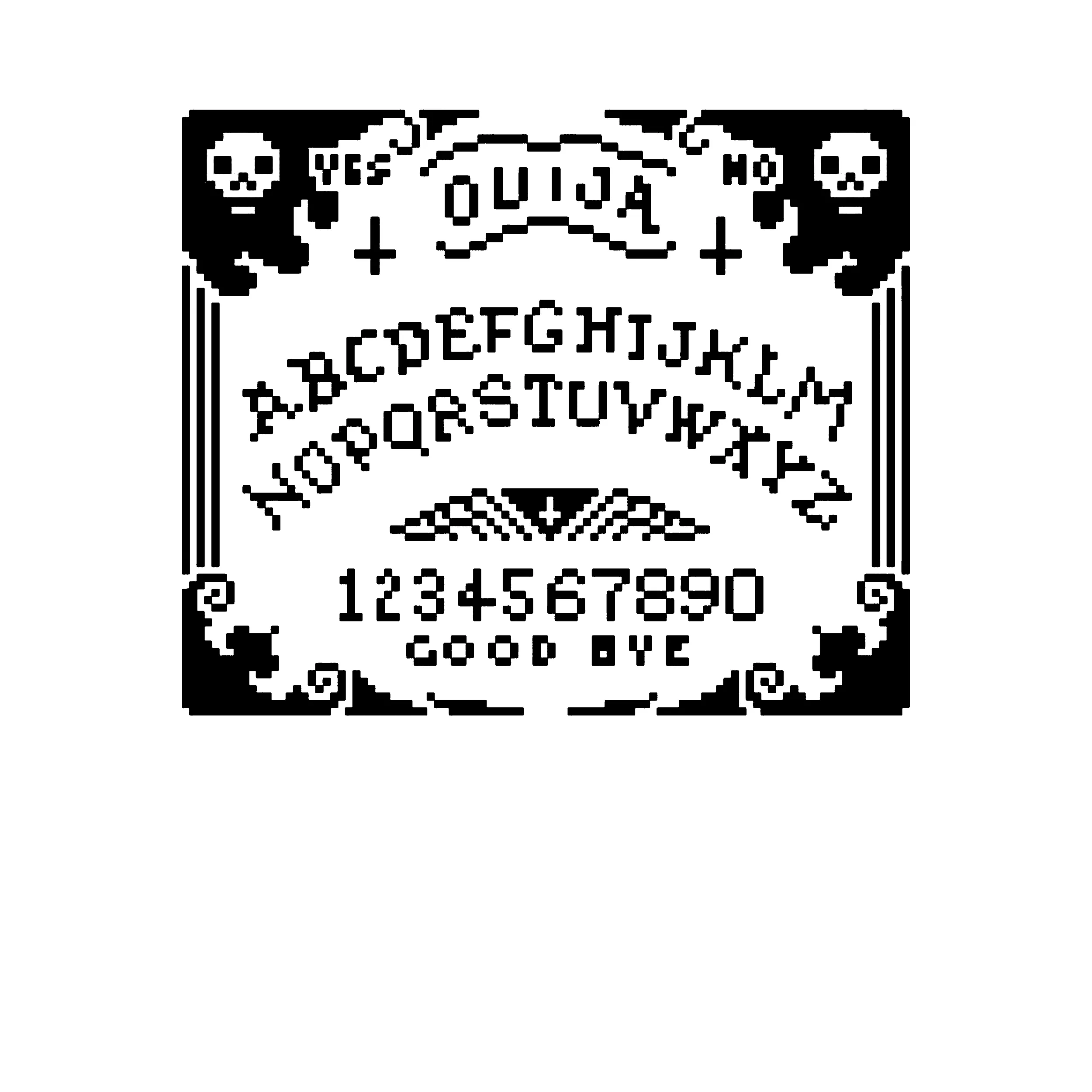 8-Bit Ouija Slim Fit Tee