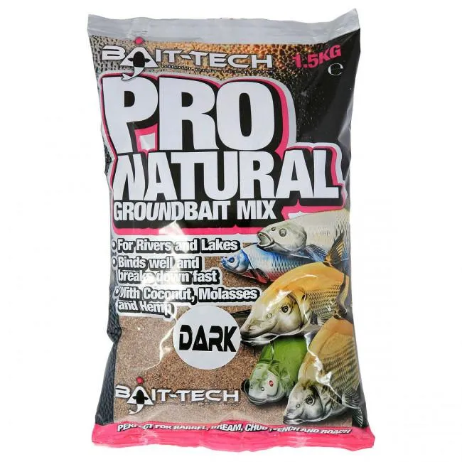 Bait-Tech Pro Natural Dark Groundbait 1.5kg