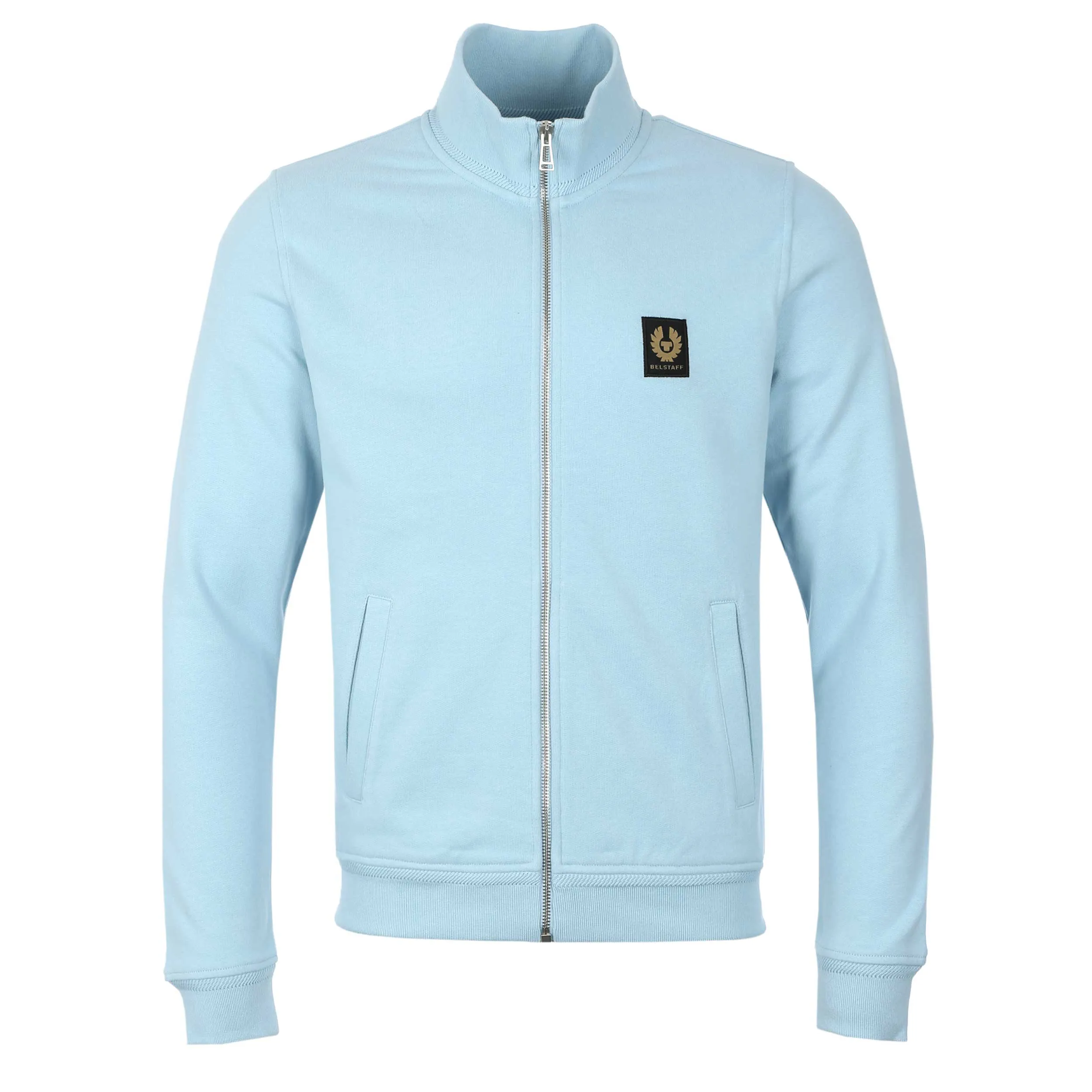 Belstaff Full Zip Sweat Top in Skyline Blue