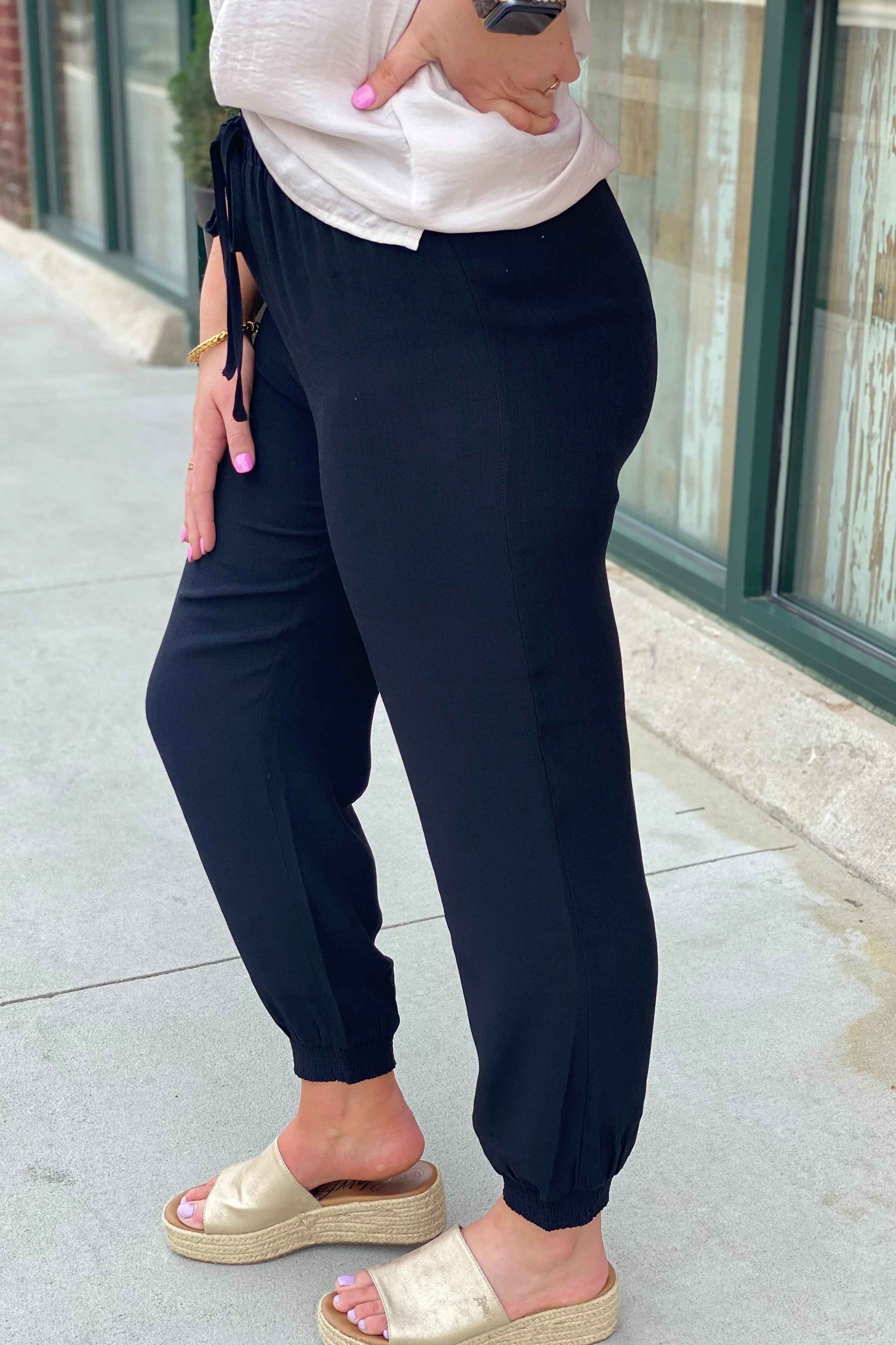Black Joggers