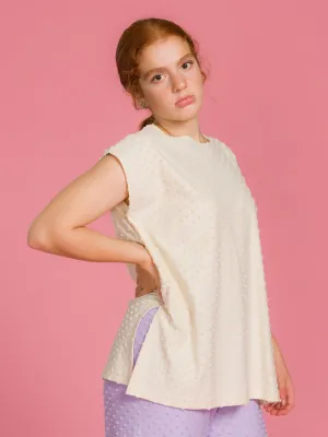 Blake Top Creme Dot