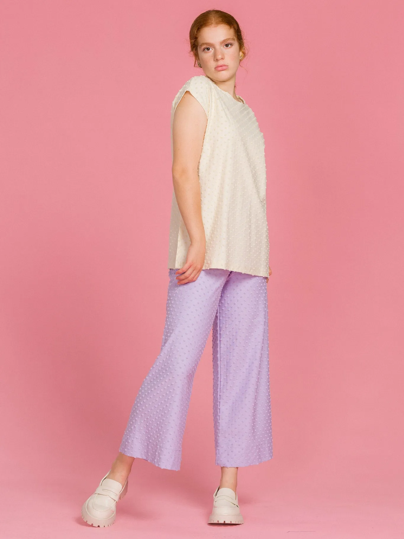 Blake Top Creme Dot