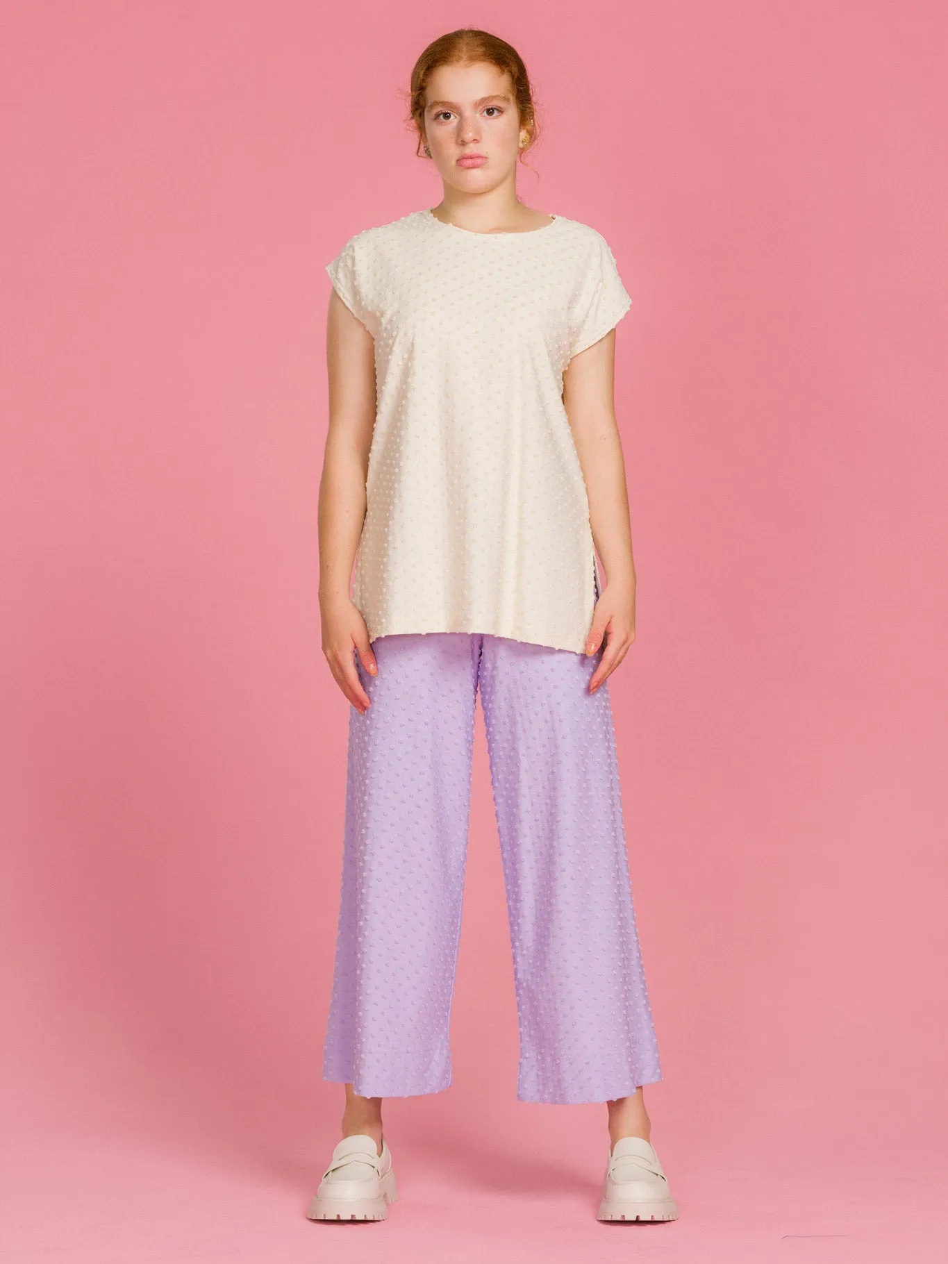 Blake Top Creme Dot