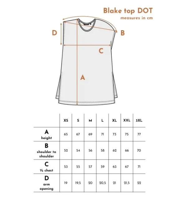 Blake Top Dazzling Blue Dot