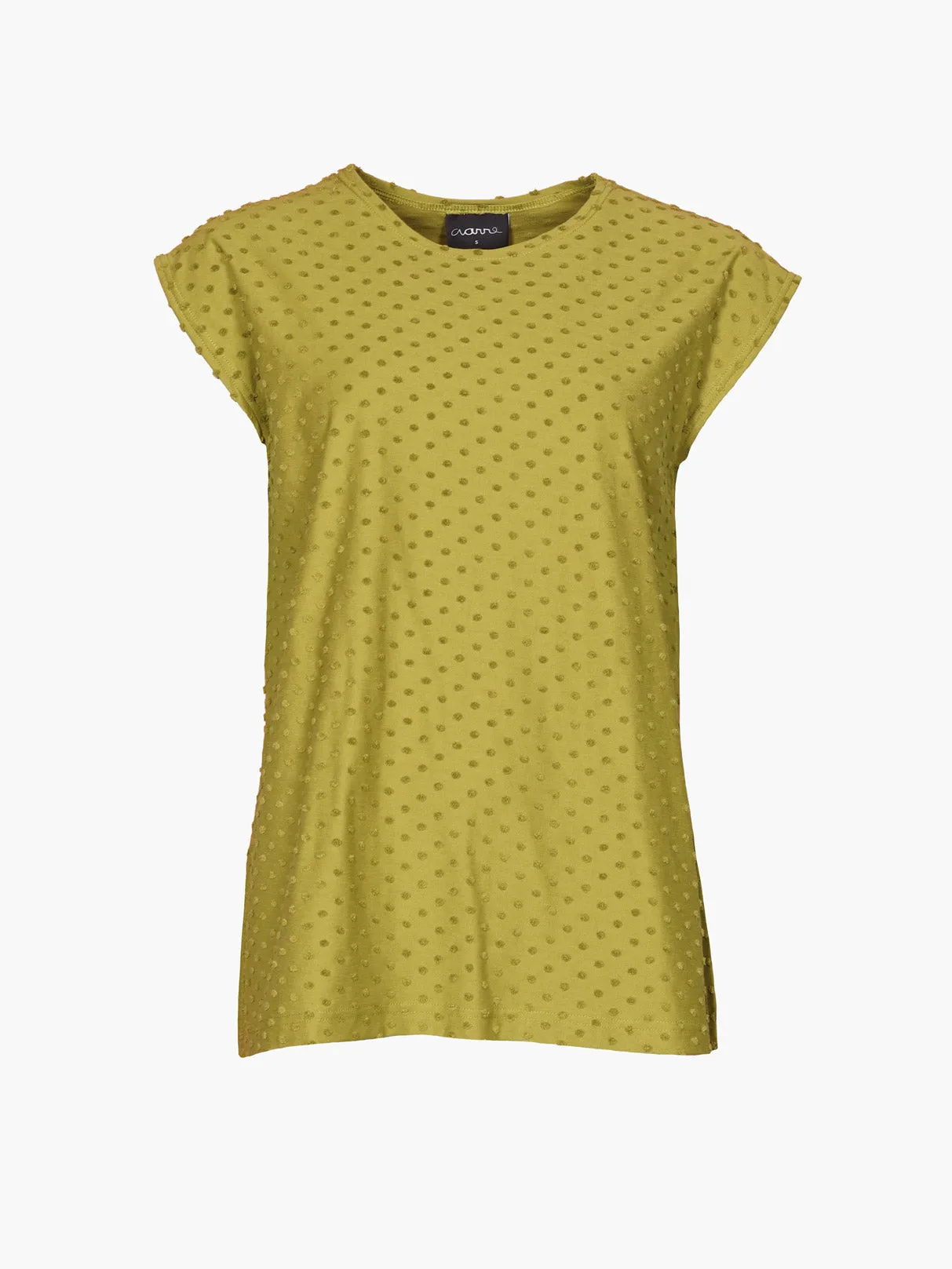 Blake Top Olive Dot