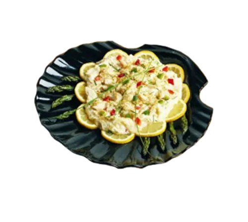 Bon Chef 5075SLATE Shell Bowl