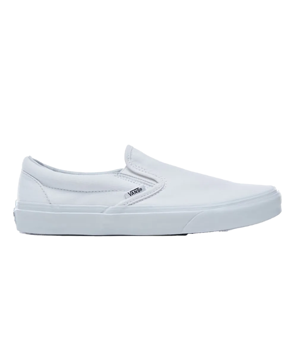 Classic Slip-On Shoes in White