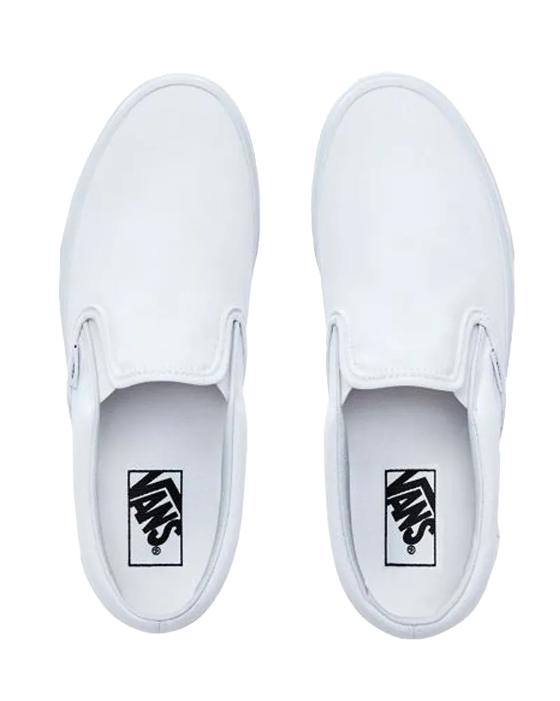 Classic Slip-On Shoes in White