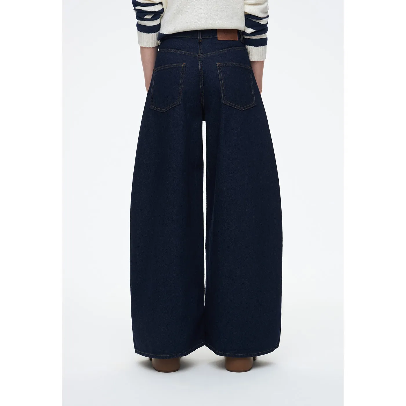 Dark Wash Wide Leg Jeans