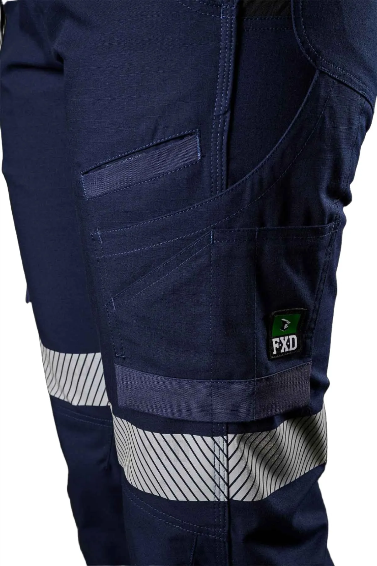 FXD Workwear Reflective Cuffed Stretch Ripstop Work Pants (WP8WT)