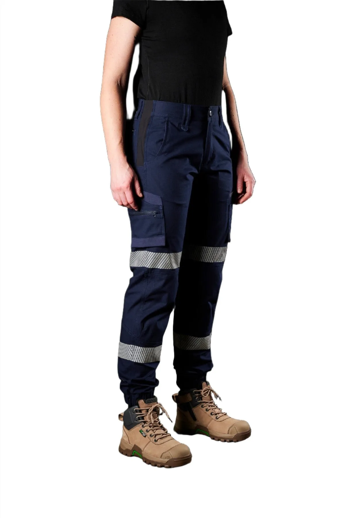 FXD Workwear Reflective Cuffed Stretch Ripstop Work Pants (WP8WT)