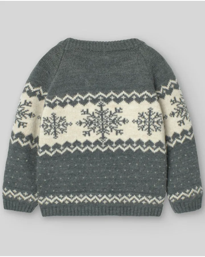 Grey Fairisle Sweater