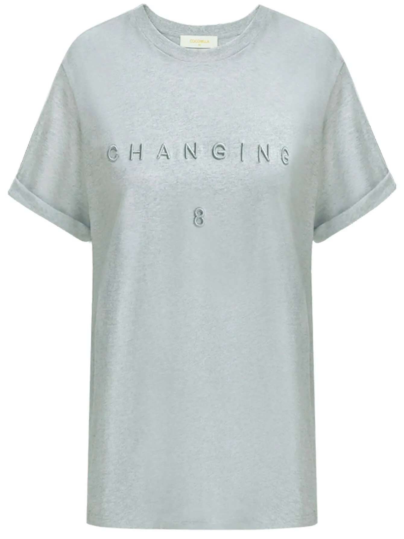 Grey Short Sleeve 3D Printed T Shirt
