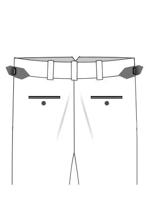 Hidden Internal Product: Rear Pocket Standard Styles