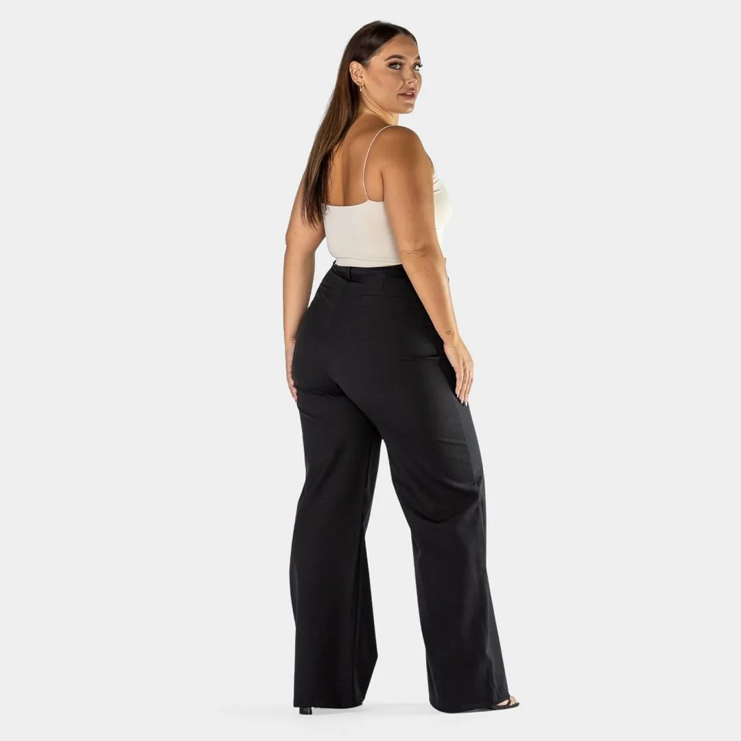 Impact Wide Leg Pants - Black