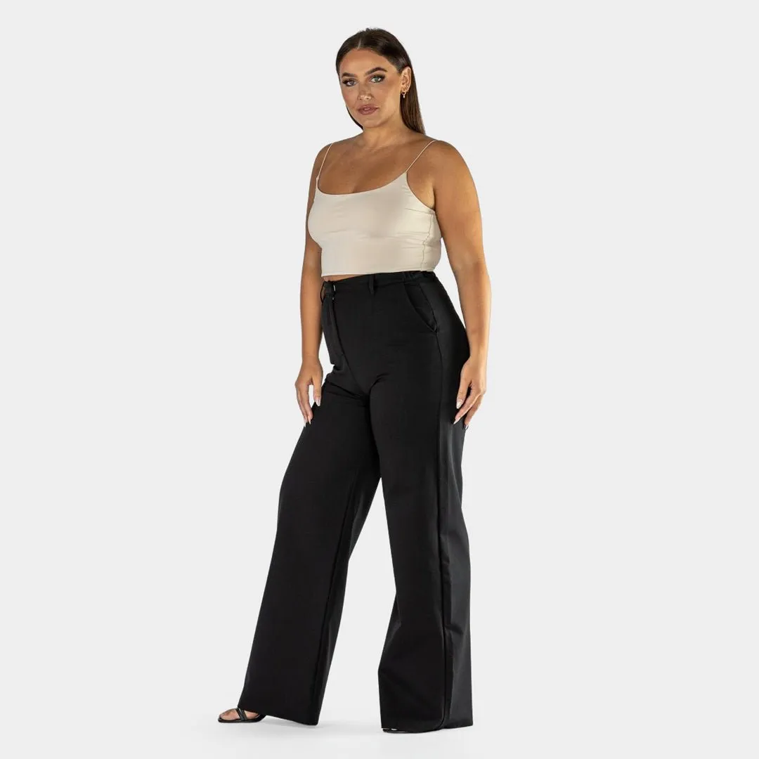 Impact Wide Leg Pants - Black