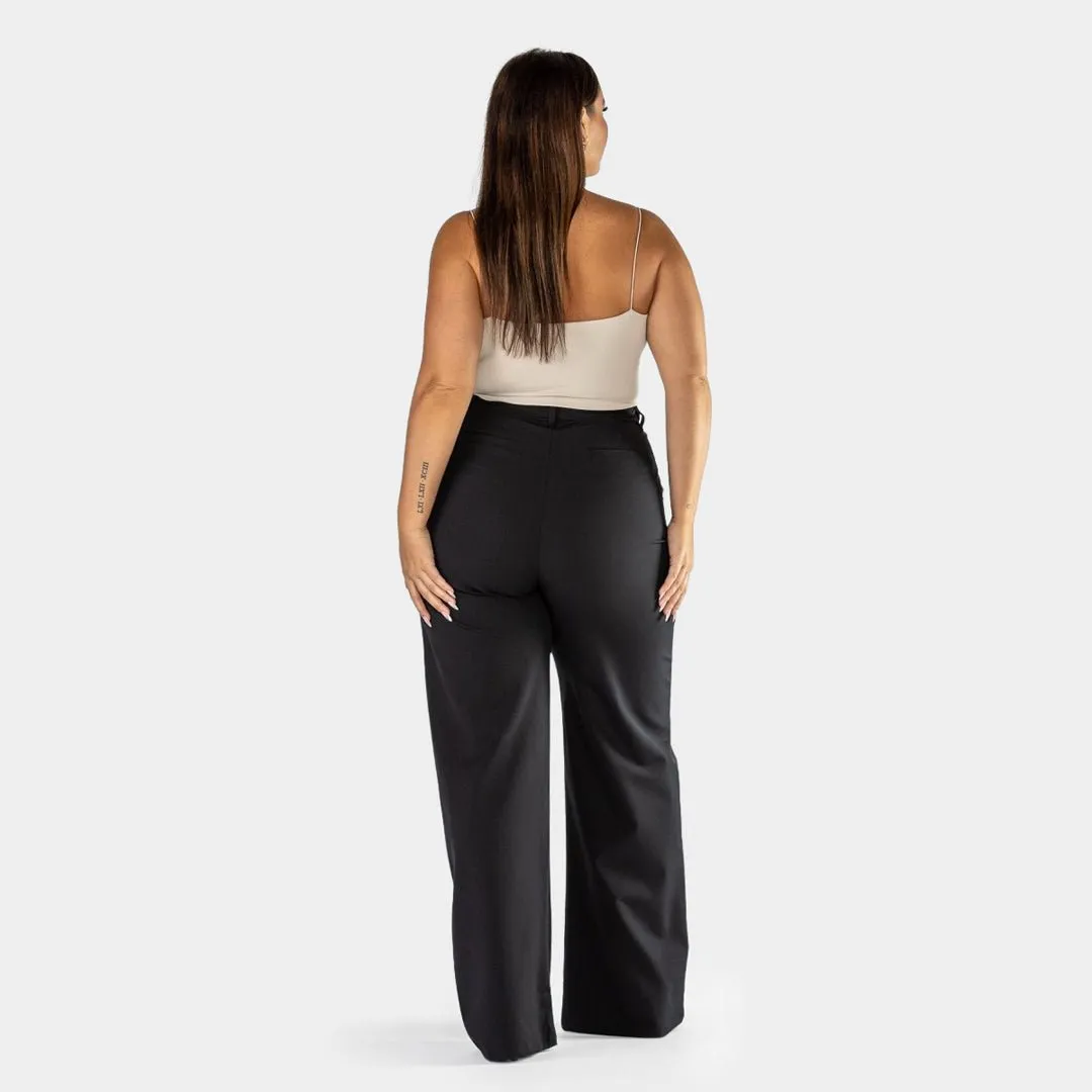 Impact Wide Leg Pants - Black