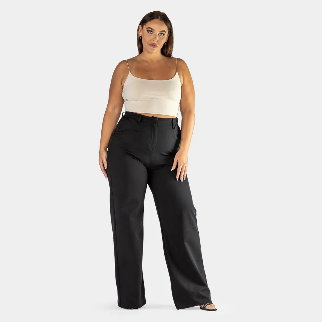Impact Wide Leg Pants - Black