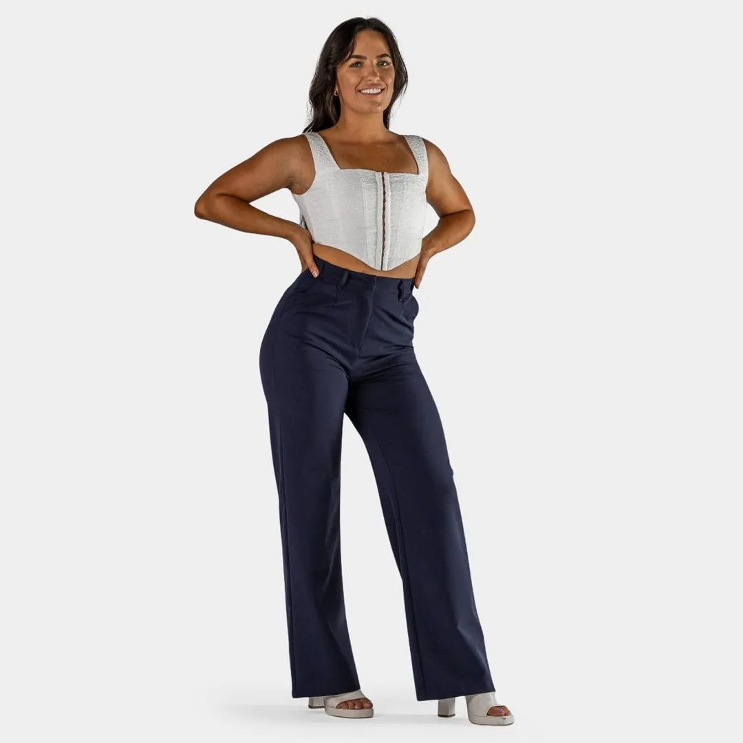 Impact Wide Leg Pants - Navy