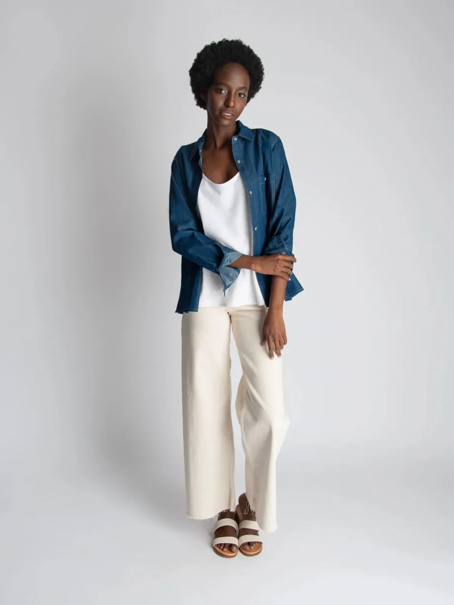 Lepidoptere Denise Shirt (Dark Denim)