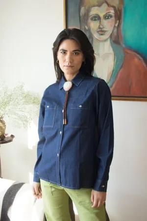 Lepidoptere Denise Shirt (Dark Denim)