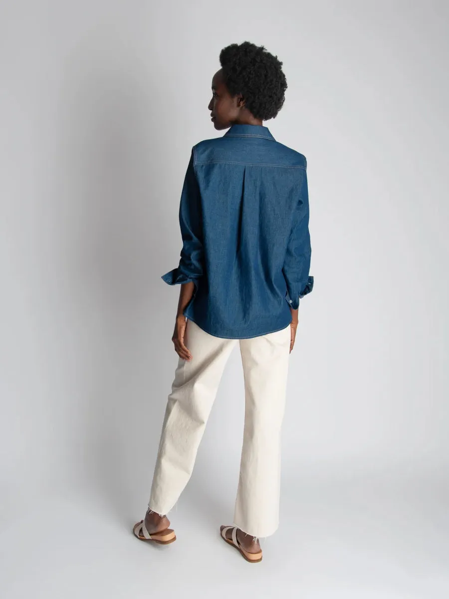 Lepidoptere Denise Shirt (Dark Denim)