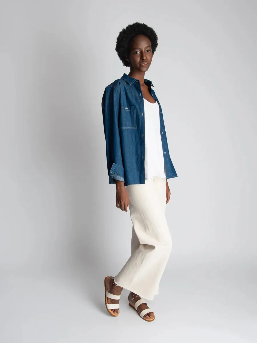 Lepidoptere Denise Shirt (Dark Denim)
