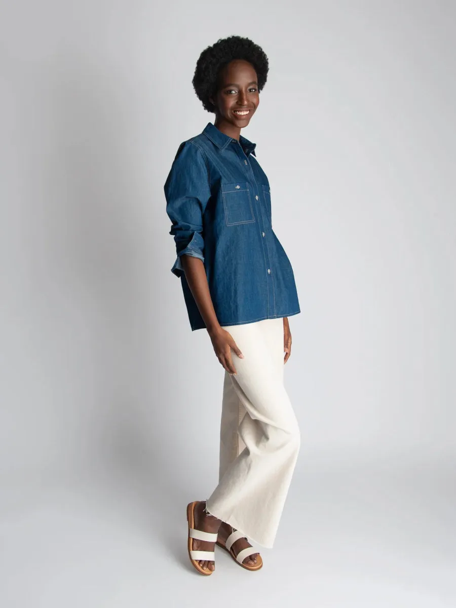 Lepidoptere Denise Shirt (Dark Denim)