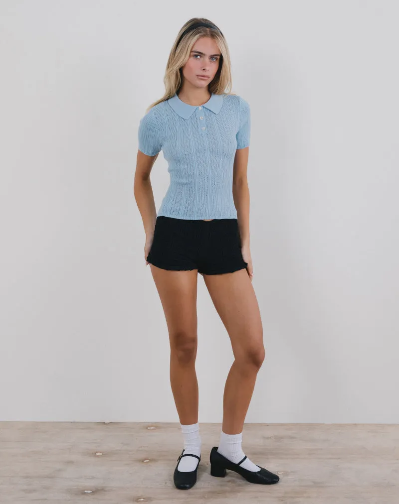 Lynetta Top in Baby Blue