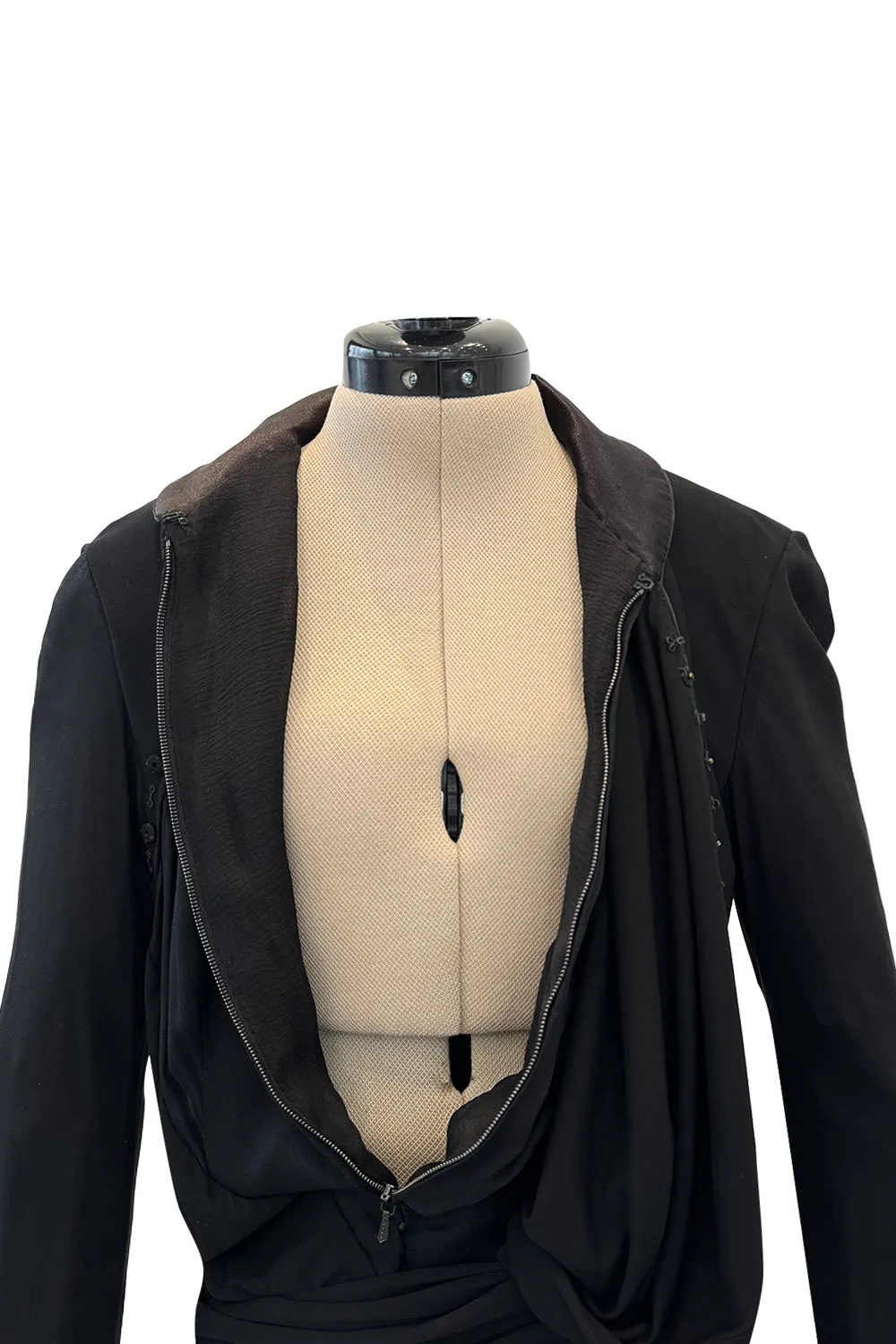 Masterpiece Fall 2001 Jean Paul Gaultier Runway Haute Couture Beaded & Embroidered Pant w Silk Jersey Top Set