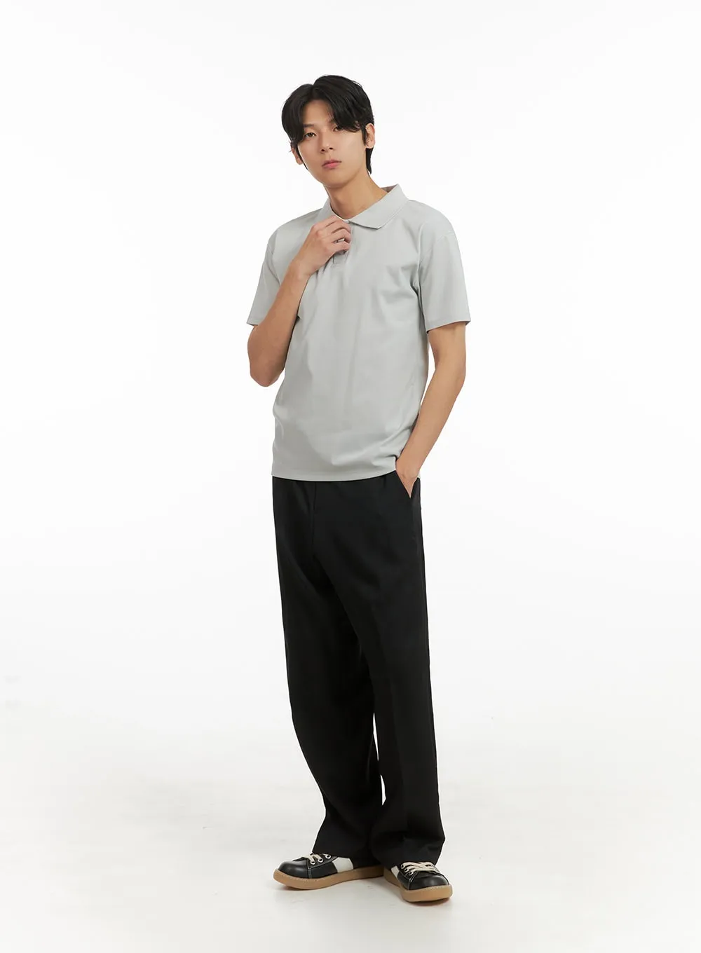 Men's Basic Polo Shirt IY402