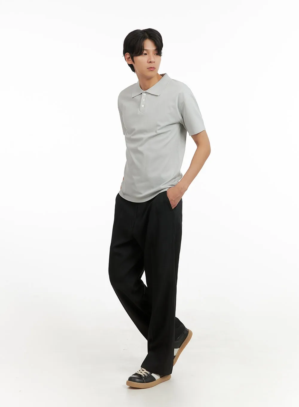 Men's Basic Polo Shirt IY402