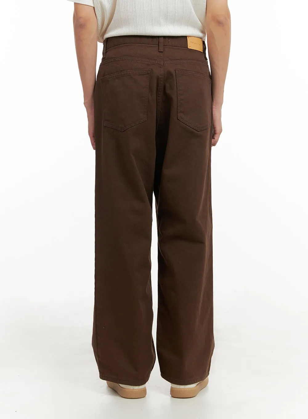 Men's Cotton Wide Fit Pants IY402