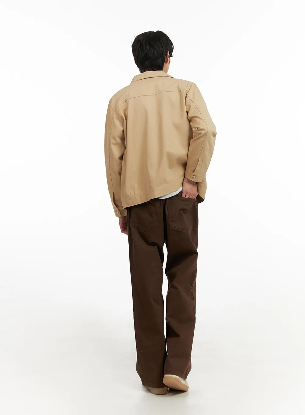 Men's Cotton Wide Fit Pants IY402