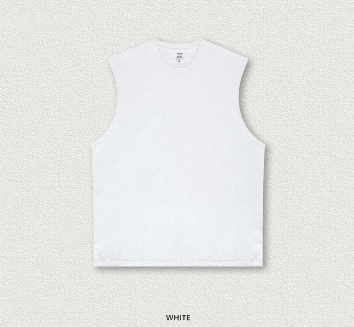 Men's Retro Washed Out Sleeveless Cotton Top