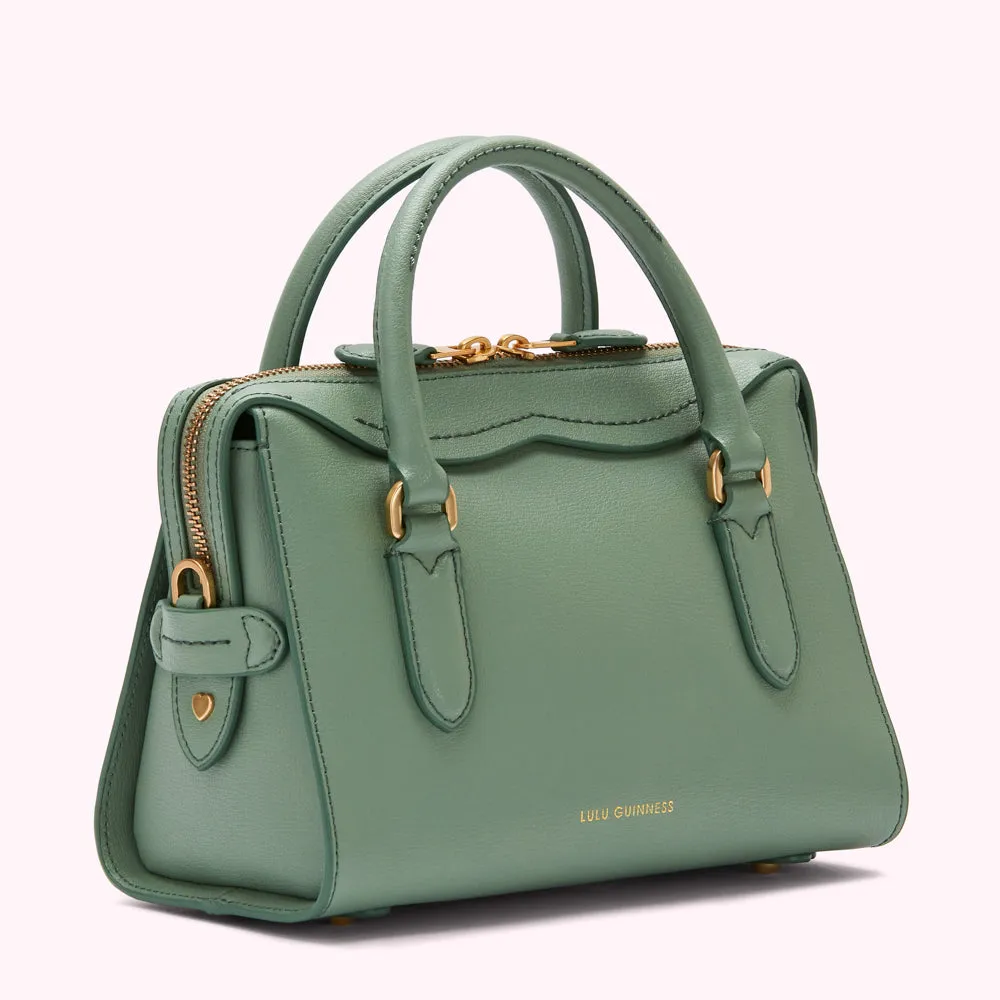 SAGE LEATHER SMALL DYLAN HANDBAG