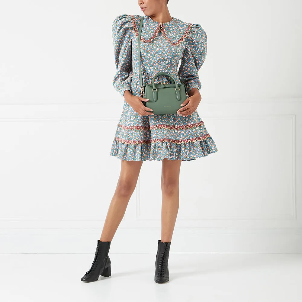 SAGE LEATHER SMALL DYLAN HANDBAG