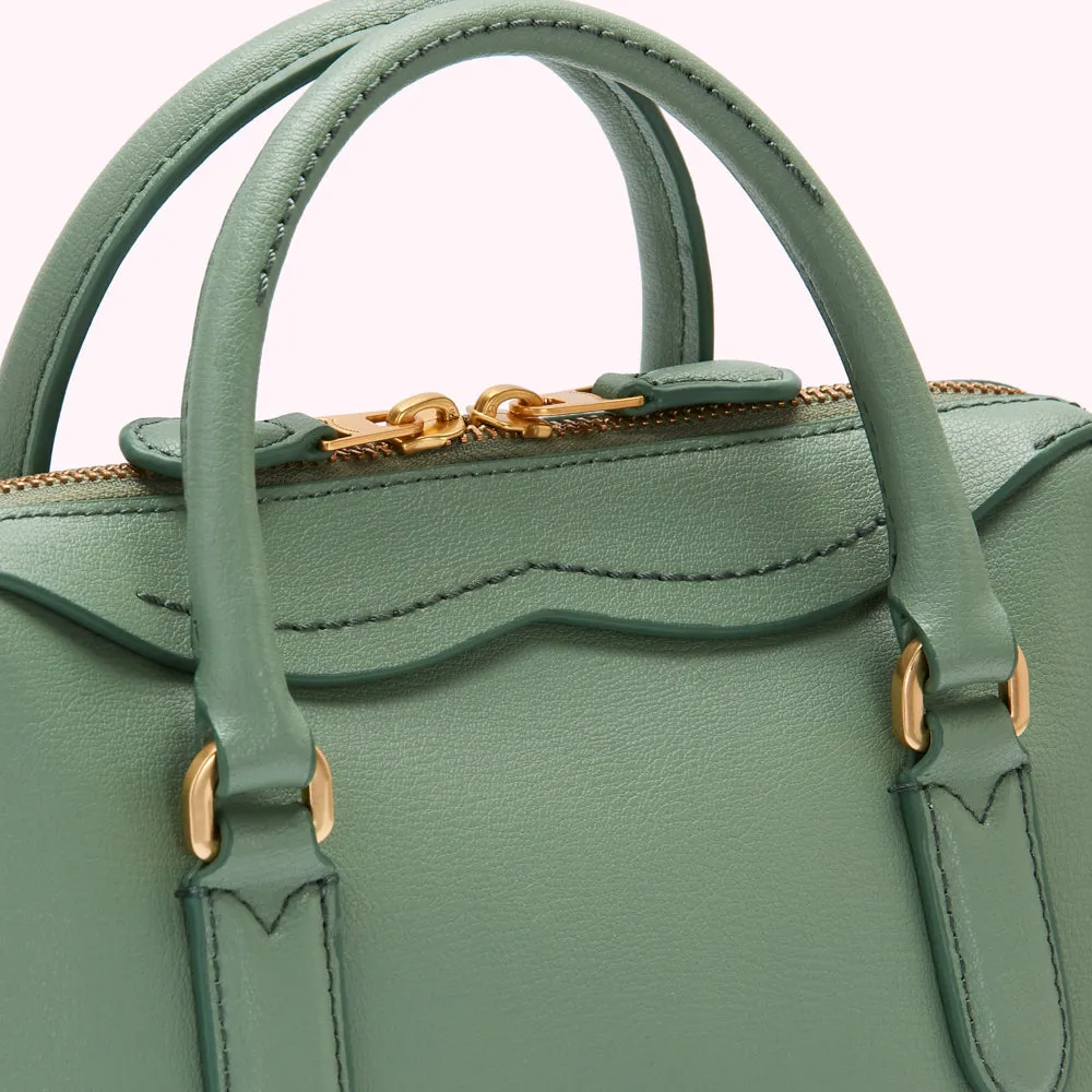 SAGE LEATHER SMALL DYLAN HANDBAG