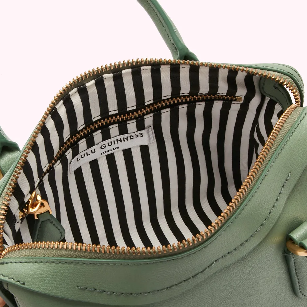 SAGE LEATHER SMALL DYLAN HANDBAG