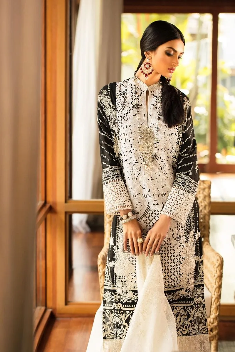 Sana Safinaz Luxury Lawn Collection 2020 – 5A