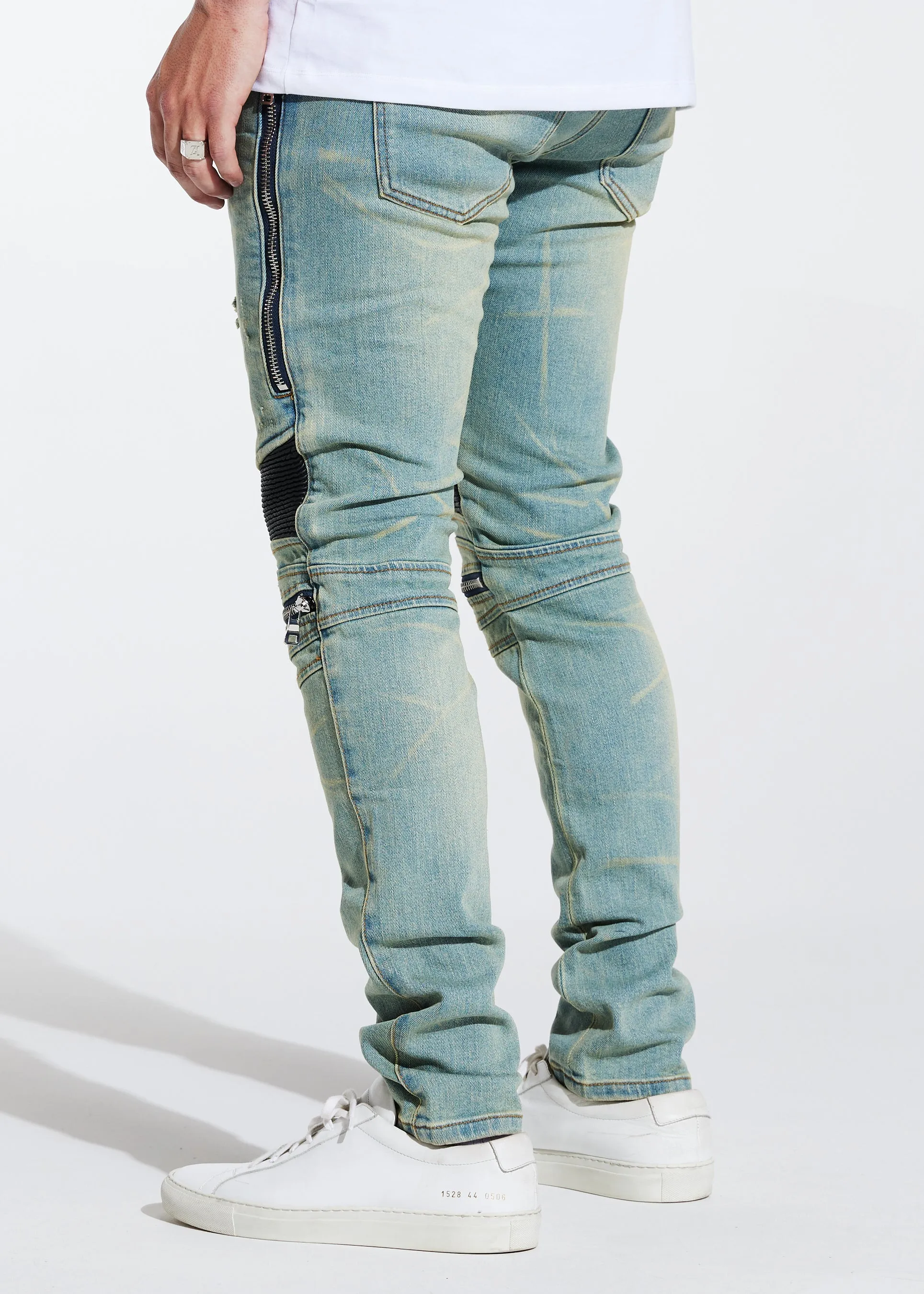 Sunny Biker Denim (Light Wash)