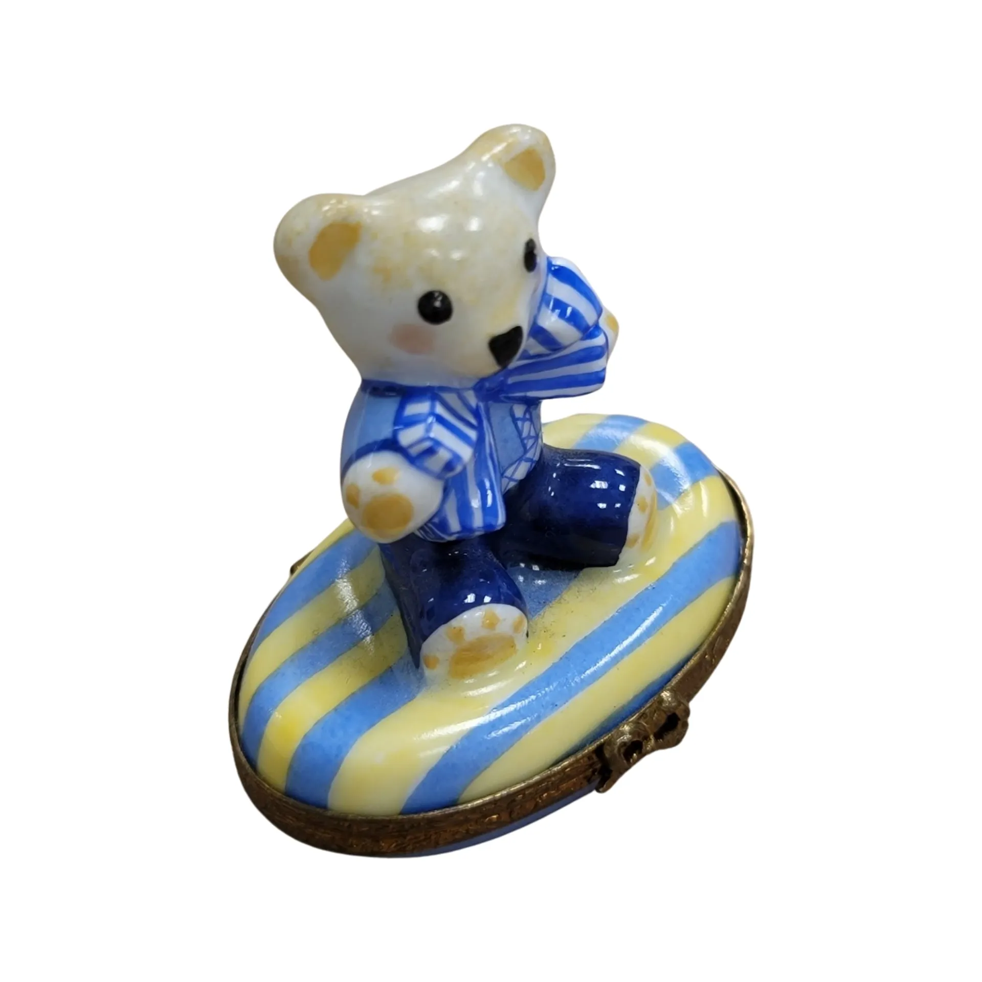 Teddy Bear w Blue Bow