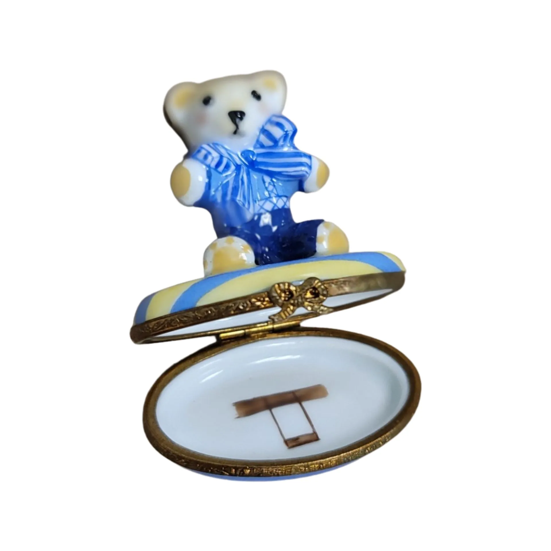 Teddy Bear w Blue Bow