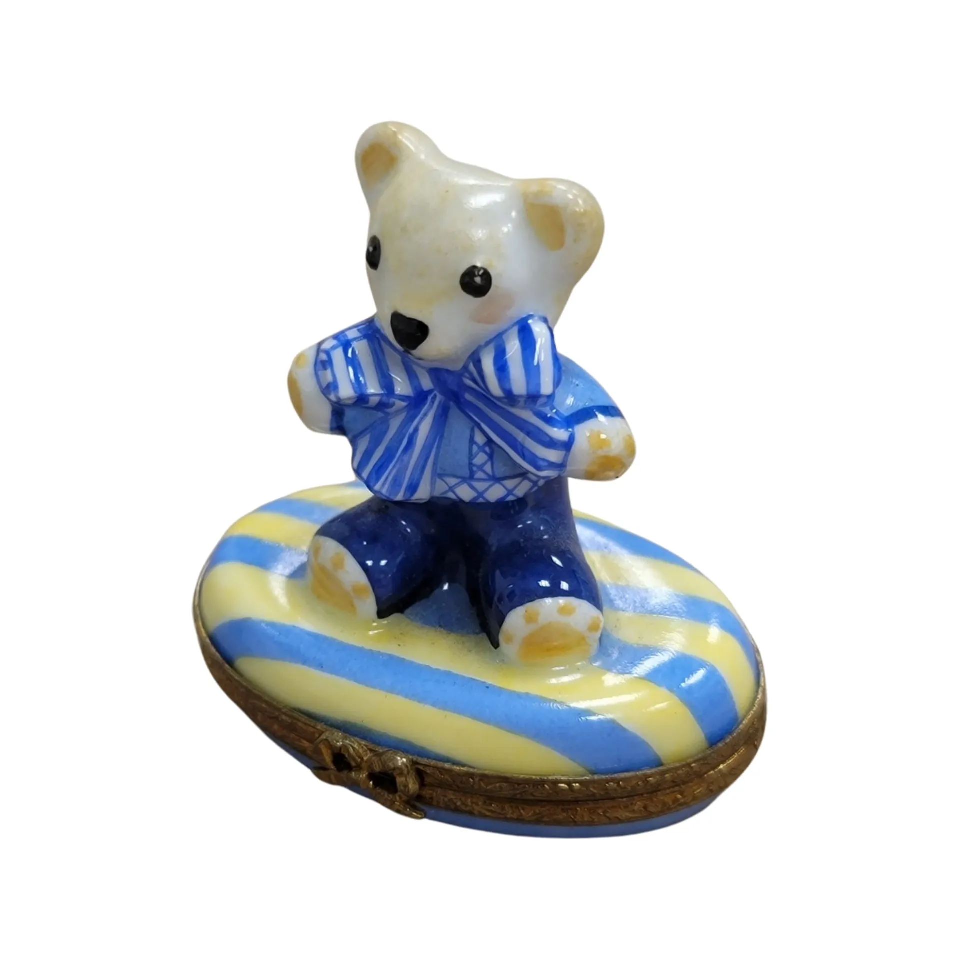 Teddy Bear w Blue Bow