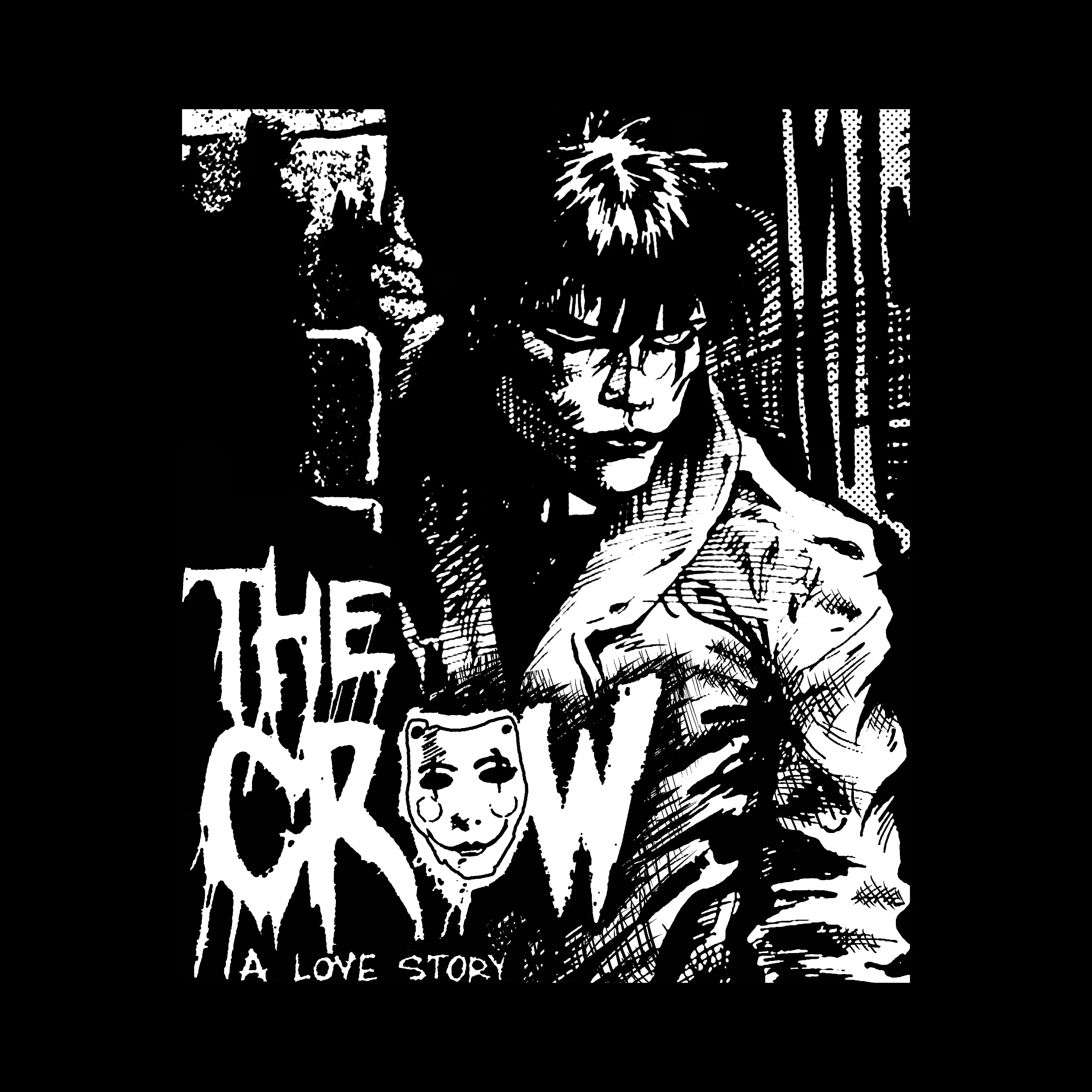 The Crow A Love Story Film Slim Fit Tee