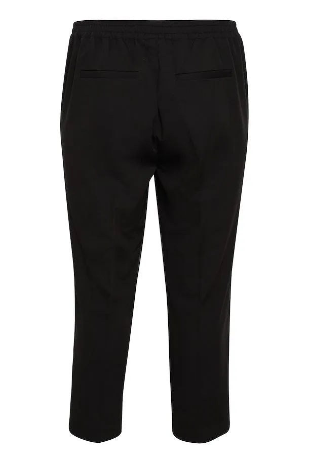 The Sakira Cropped Pants - Black - PLUS
