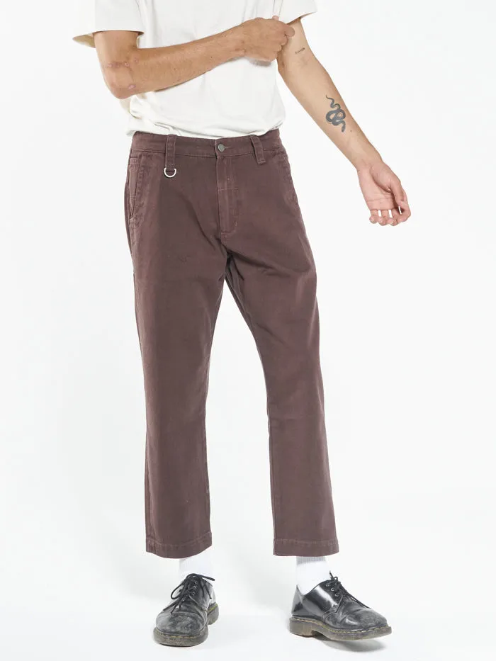 Thrills Union Work Chino Pant - Postal Brown