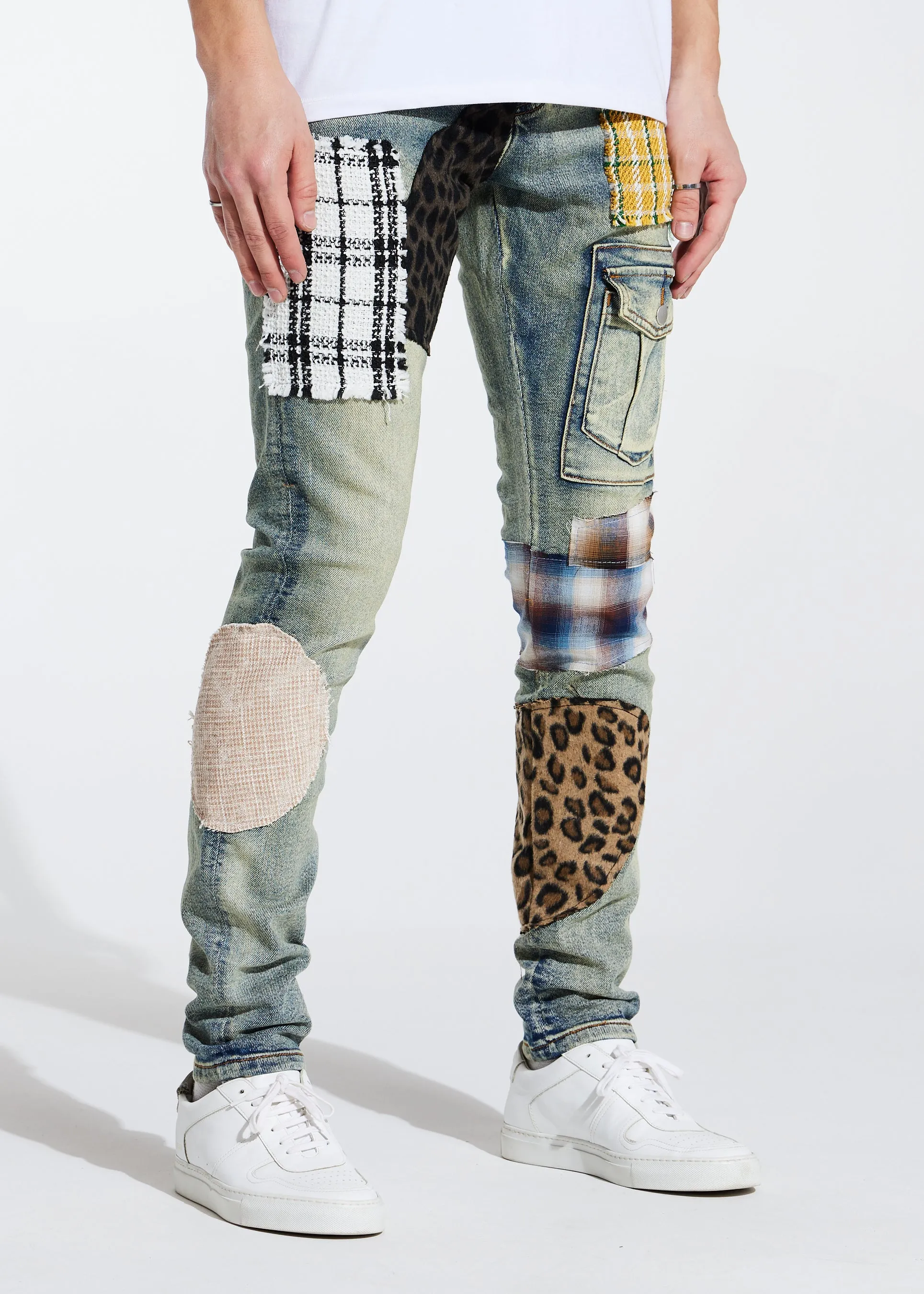 Trey Cargo Denim (Blue)